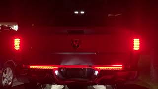 Mic tuning Tailgate 60” light bar Ram 1500