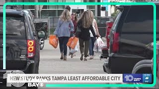 New study ranks Tampa least affordable city in Florida relative to income