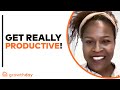 The Real SECRET to Becoming Consistently PRODUCTIVE! | Gloria Atanmo