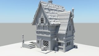 Autodesk Maya 2014 Tutorial Old House Modeling Part 3