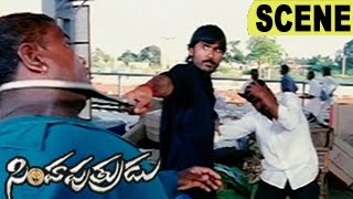 Dhanush Caught Goons And Fights With Them - Action Scene || Simha Putrudu Movie Scenes