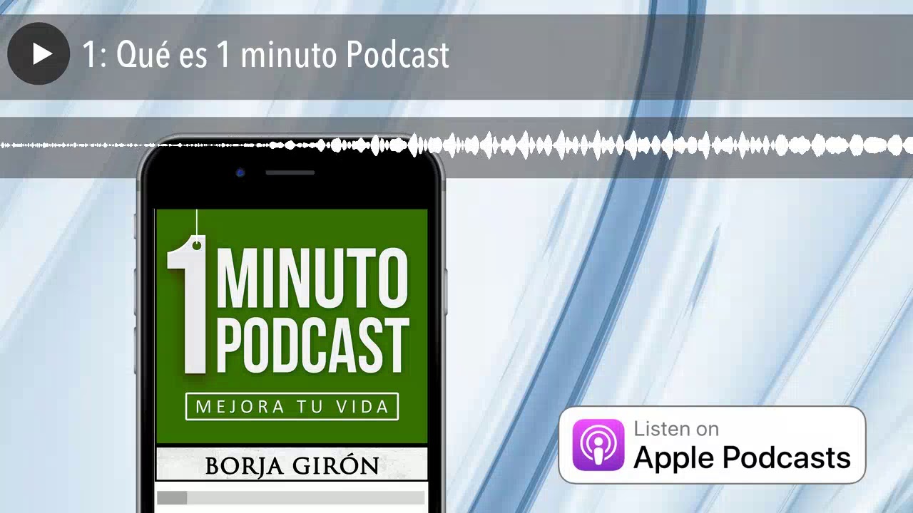 1: Qué Es 1 Minuto Podcast - YouTube