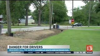 Dangerous south side intersection