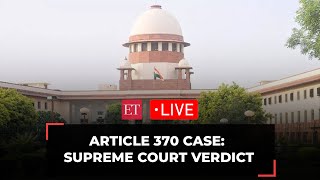 Article 370 verdict: Supreme Court of India delivers judgement