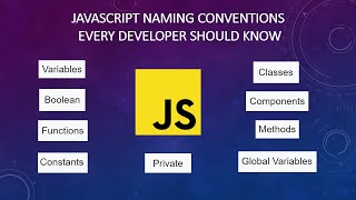 JavaScript Naming Conventions