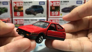 トミカプレミアム　トヨタ スプリンター トレノ (AE86) (トミカプレミアム発売記念仕様)　開封