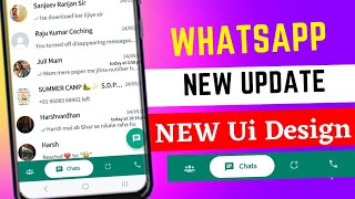 Whatsapp New UI Design 2023| Whatsapp Home Screen Useful Settings| How to Change Whatsapp UI Design