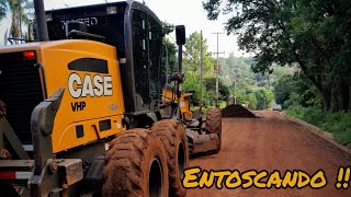 Motoniveladora trabajando✅️, visión externa🚀/Entoscado!!/ patrol/ motorgrader.