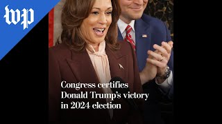 Congress certifies Trump's victory in 2024 election