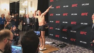 UFC 217 official weigh-in [Michael Bisping, Georges St-Pierre] | ESPN