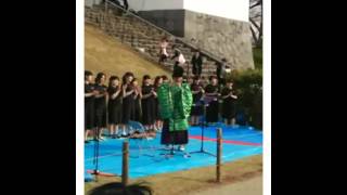 2017 山形市霞城公園観桜会にて演奏③(横笛奏者･HIROMASA )