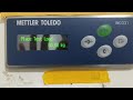 mettler toledo ind 331 calibration