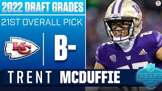 Chiefs trade up, fill need at CB with Trent McDuffie at No. 21 | 2022 NFL Draft Grades