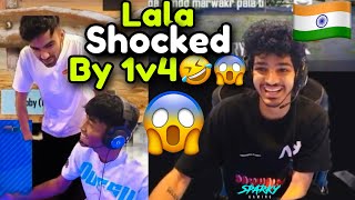 ZGOD 1v4 Clutchgod's Team 😱🚀  Lala SHOCKED ZGod ROCKED 🤣 | Sparky