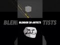 Cut Blender default cube in two by Alexander Stephen