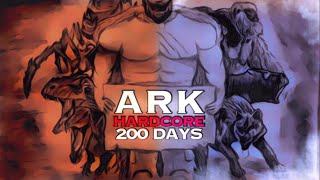I "Survived" 200 Days of The Island | ARK: Survival Evolved