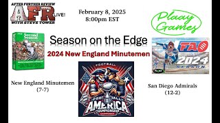 Season on the Edge: 2024 New England Minutemen Football America Season  Championship Game