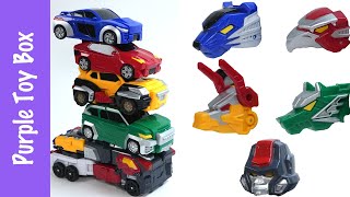 5 Animals🐈 to 5 Cars🚗 to 1 Combination Transformer Hello Carbot 헬로카봇 사파리세이버 변신