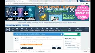 Live instructor led online classes for summer training in Machine Learning Using Python-21-04-2020-1