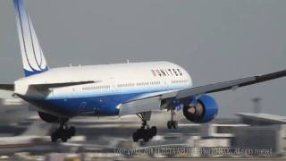 United Airlines Boeing 777-222(ER) (N787UA)@NARITA CrossWind Landing RWY16R