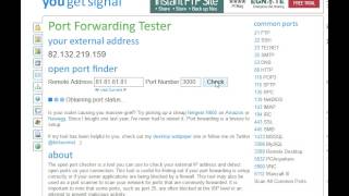 How to test port forwarding for anything including cctv network, DVR etc