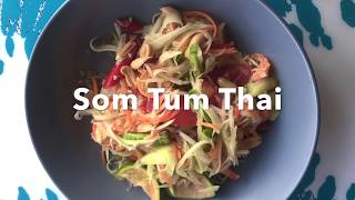 Thai salad recipe - Thai Papaya Salad ส้มตำ