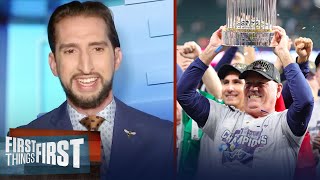 Braves defeat Astros in Game 6 for World Series Title, Nick Wright reacts | MLB | FIRST THINGS FIRST