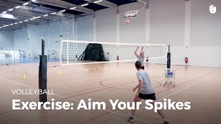 Exercise: aim your spikes | Volleyball