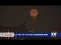 Downtown Dallas Skyline Lit Up In Honor Of COVID-19 Victims, Survivors