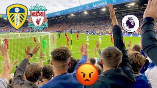 RED CARD CONTROVERSY ANGERS LEEDS FANS!😡 Leeds United 0-3 Liverpool | Premier League 2021/22