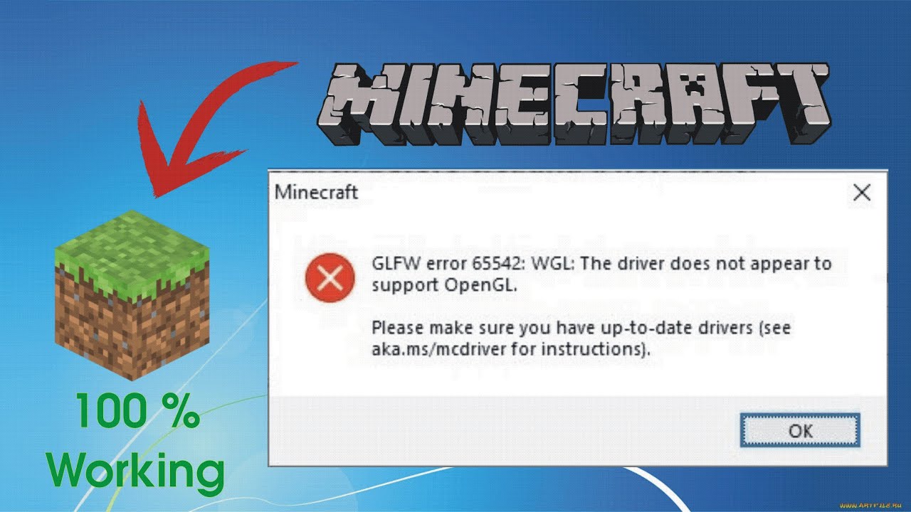 How To Fix GLFW 65542 Minecraft Java Edition | Problem Fixed | Shandaar ...