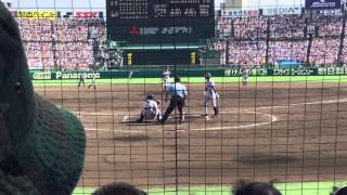 2015 8 13 甲子園 9回裏 九州国際大付属山口サヨナラヒット