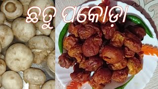 ଛତୁ ପକୋଡ଼ା//Mushroom pakoda//By J_S_S_Kitchen..