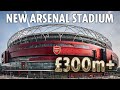 Inside Arsenal's new £300m+ stadium plans with futuristic Emirates project set to dwarf Spurs ground