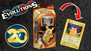 *PIKACHU XY EVOLUTIONS!!!* - Pikachu Power Unboxing - 20th Anniversary Theme Deck!!