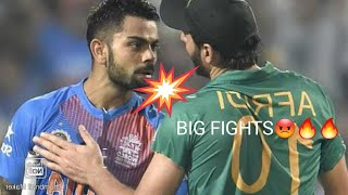Top 5 BIG  FIGHTS between India & Pakistan | PSL | IPL