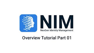 NIM Overview Tutorial Part 01