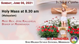 Holy Mass(Malayalam) @ 8.30 am - 06/06/2021