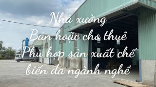 Nhà xưởng bán hoặc cho thuê tại cụm công nghiệp Hố Nai 3 Trảng Bom Đồng Nai #nhaxuong