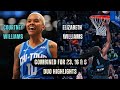 Duo Highlights: Courtney Williams & Elizabeth Williams | Sky v. Liberty | WNBA Hoops