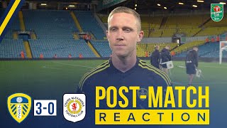 “I’m not here to make numbers up” | Adam Forshaw | Leeds United 3-0 Crewe Alexandra | Carabao Cup