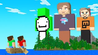 We Found RARE YOUTUBER STATUES In Minecraft!