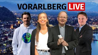 Vorarlberg LIVE mit Bischof Benno Elbs, Manes Gründler und Anja Stojanovic (Gambia-Hilfsprojekt)
