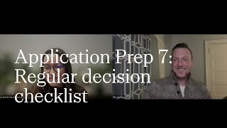 Application Prep 7: Checklist + final touches for regular decision | RISD Admissions | 24-25