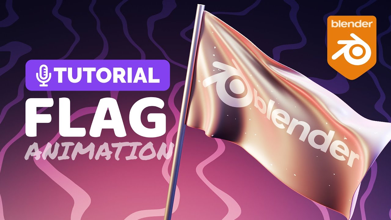 Blender Flag Simulation Tutorial Polygon Runway Youtube