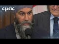 NDP Leader Jagmeet Singh speaks with reporters on Parliament Hill – November 27, 2024