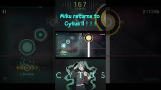 【Cytus II v5.2】Miku / New song and chart / Memory Vault#shorts