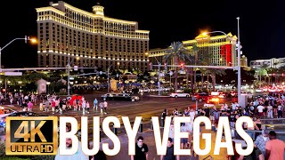 Shocking to See How Busy Vegas is Now - Vegas in 4k