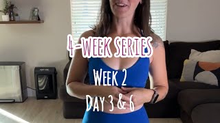 Week 2 Days 3 & 6 | Cardio + Core Workout for Busy Moms 🔥 | At-Home Workout Challenge