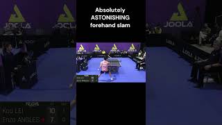 Enzo Angles with the absolutely DOMINANT forehand fade #joola #shorts #pingpong #tabletennis #ping